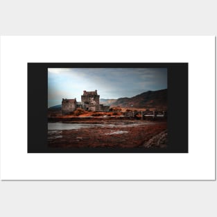 Eilean Donan Castle in autumn Posters and Art